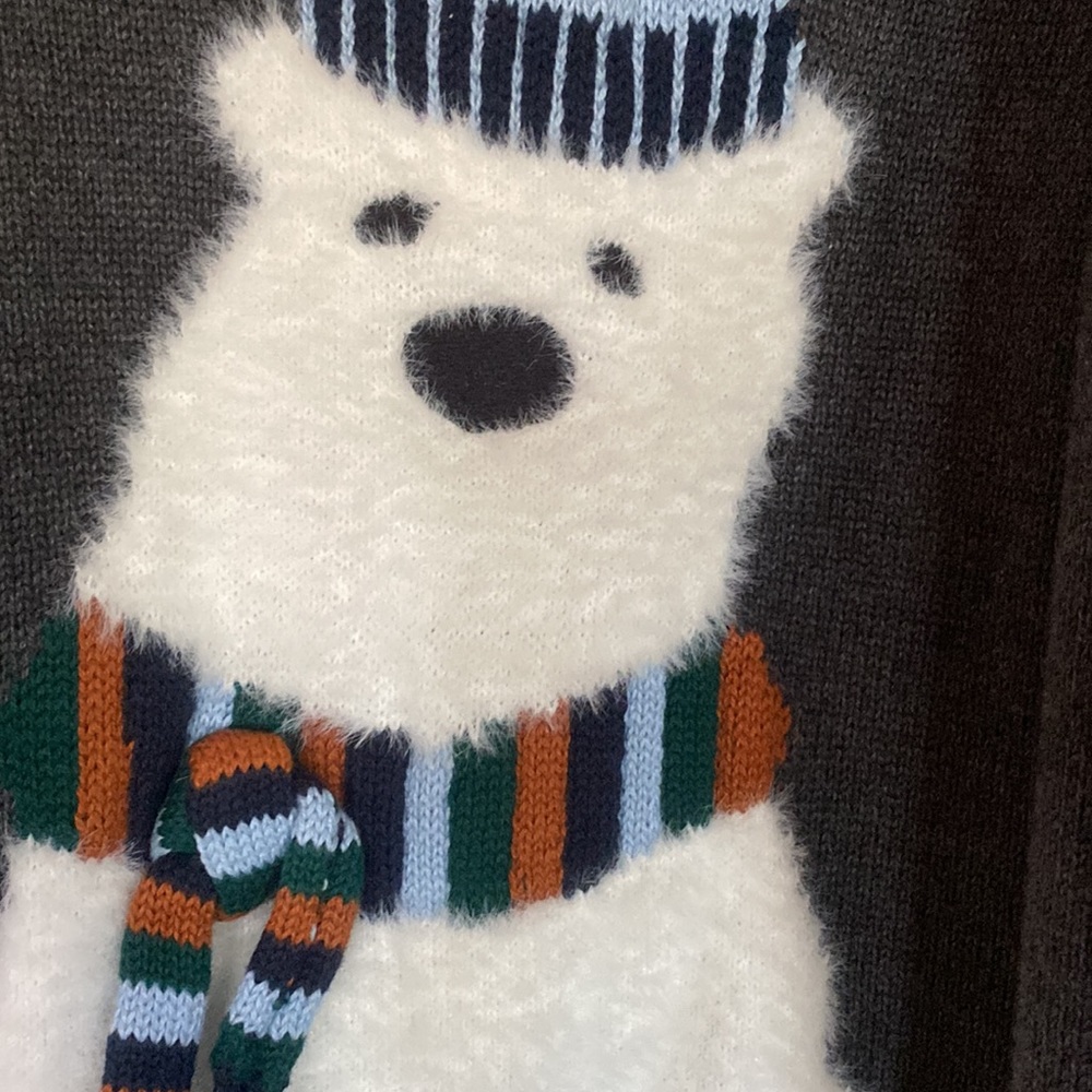 NWOT H&M winter/holiday sweater. Two sizes available. Price each. 5t/6 or 6x/7 - Picture 8 of 9